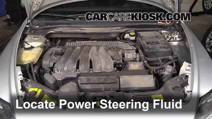 2005 Volvo S40 i 2.4L 5 Cyl. Power Steering Fluid Fix Leaks